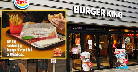 Burger King namawia do kupna frytek w... McDonald's. Nagrodą darmowy burger