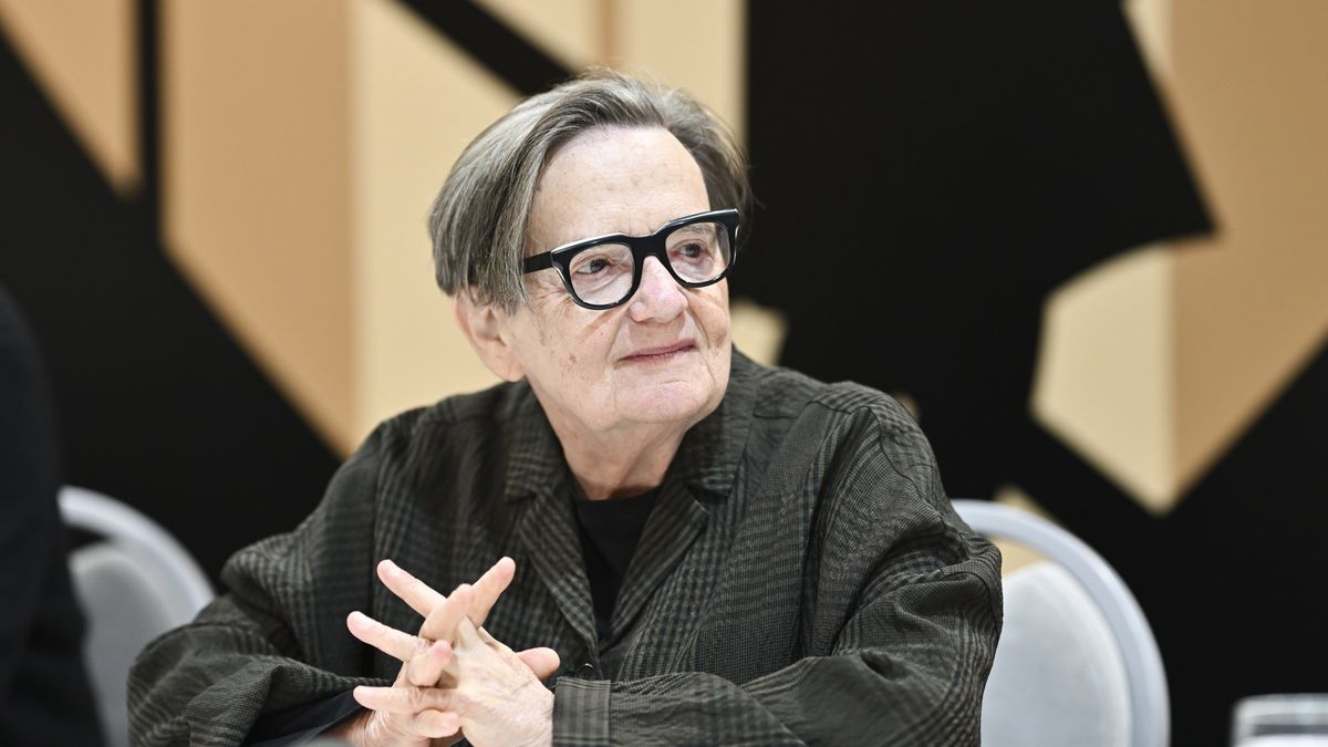 Agnieszka Holland na konferencji prasowej