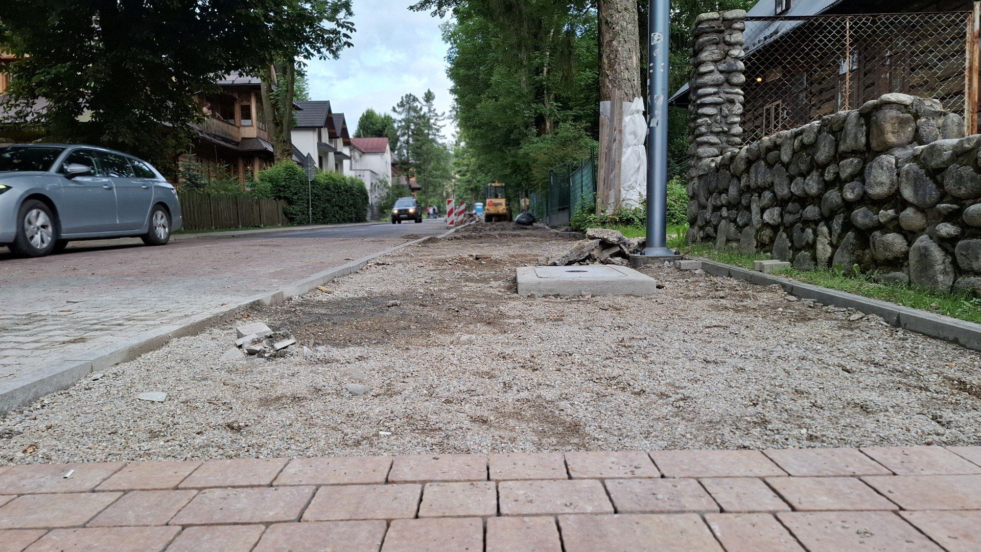 Remont ulicy Sienkiewicza w Zakopanem