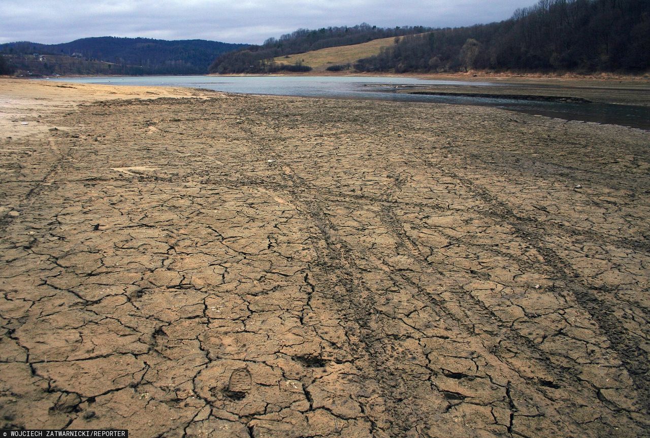 Susza się potęguje. Niżówka hydrologiczna w Polsce. zdjęcie ilustracyjne