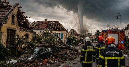 Tornado uderzyło we Francję. Dziesiątki rannych, setki zniszczonych domów