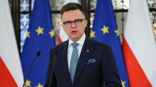 Hołownia: "Zamierzam pokonać Mentzena. Jeśli przegram, nie będę wicepremierem i nie wejdę do rządu"