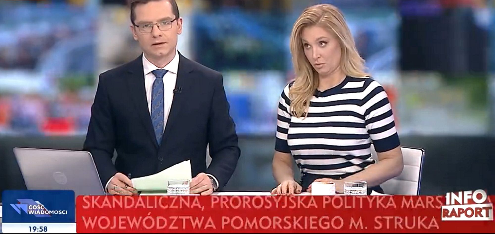 Kiedy sytuacja wymknęła się spod kontroli, TVP Info natychmiast przerwało kłopotliwą relację