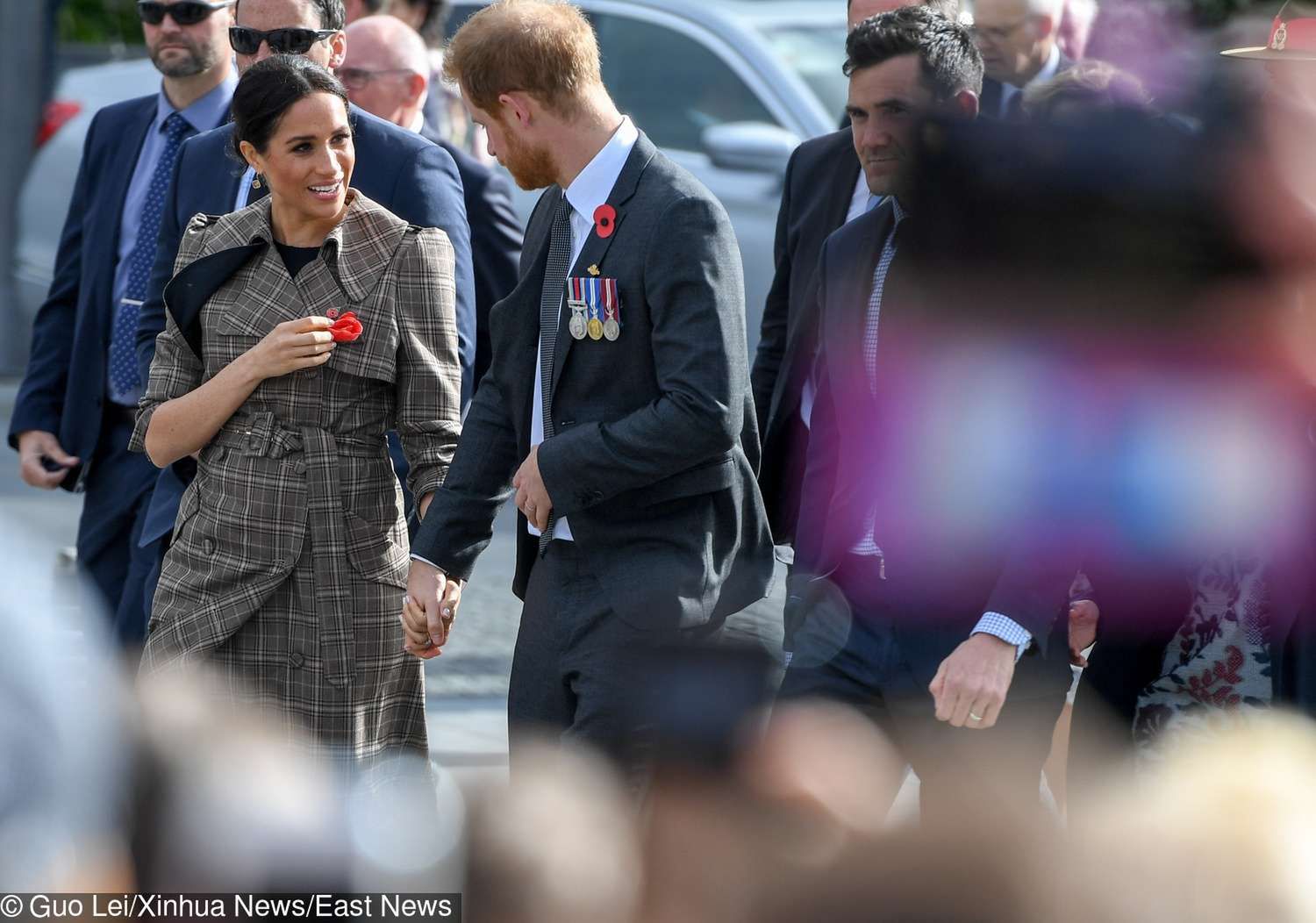 Meghan Markle i książę Harry publicznie okazywali sobie czułości
