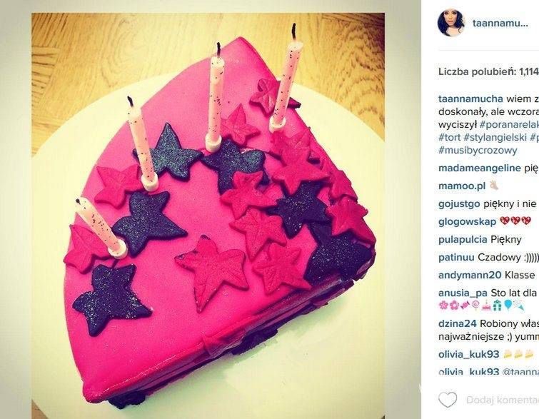 Anna Mucha upiekła córce tort urodzinowy