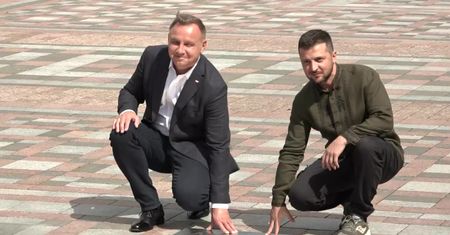 Andrzej Duda spotkał się z Wołodymyrem Zełenskim w Kijowie