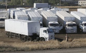 Rosyjski konwój z pomocą humanitarną dla Ukrainy nadal czeka na granicy