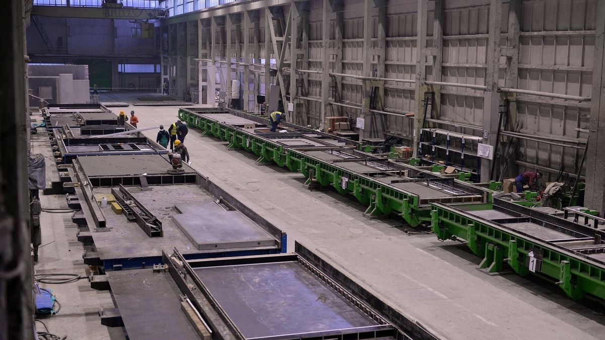 Hala produkcyjna prefabrykatów