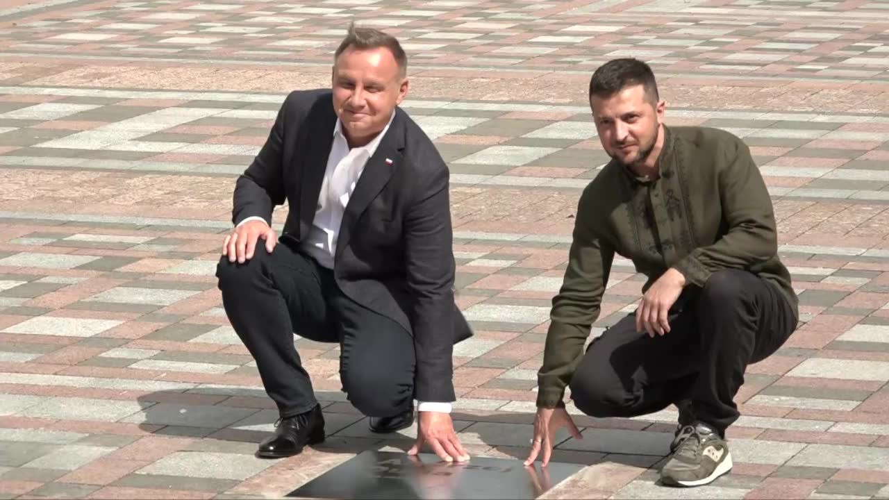 Andrzej Duda spotkał się z Wołodymyrem Zełenskim w Kijowie