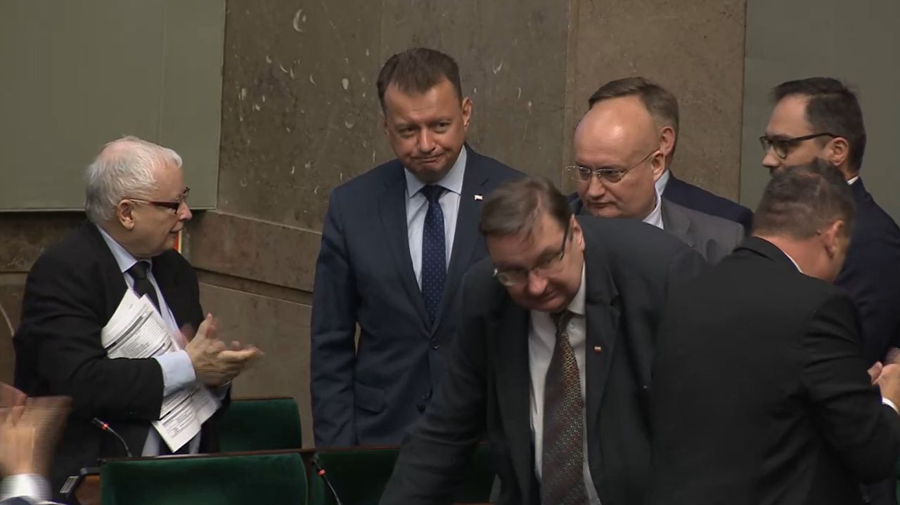 Kaczyński aż zdjął okulary. Wymowna reakcja na głosowanie