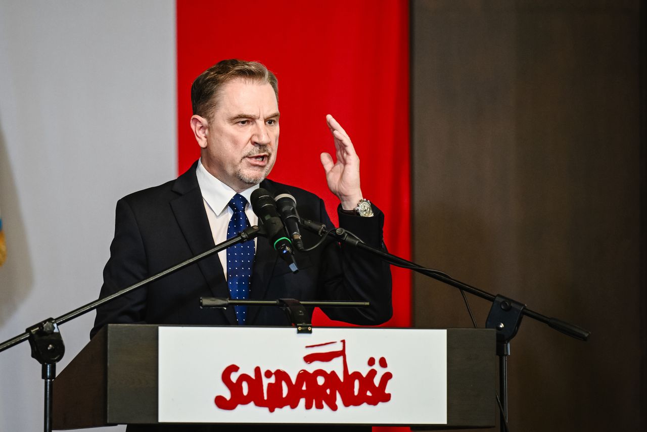 Szef "Solidarności" Piotr Duda