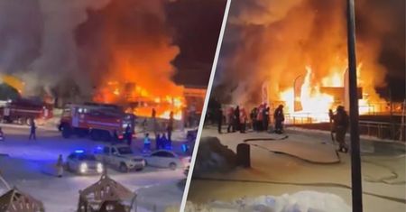 Rosyjski kurort w ogniu. Pożar rozprzestrzeniał się błyskawicznie