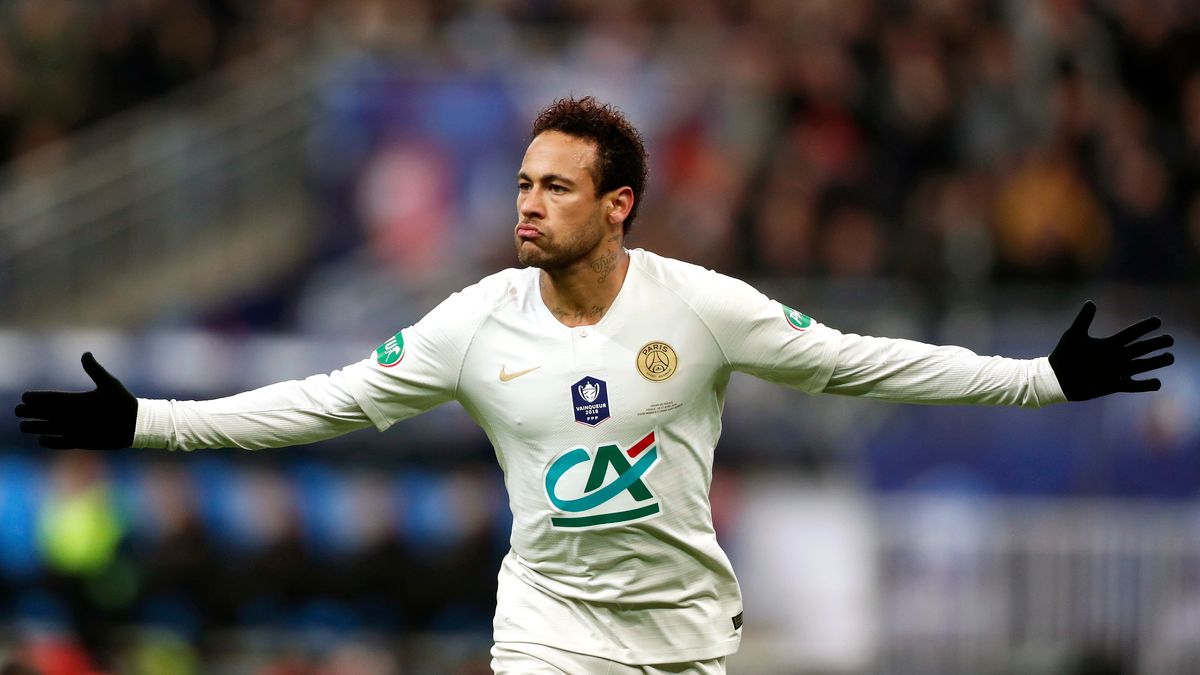PAP/EPA / IAN LANGSDON / Na zdjęciu: Neymar