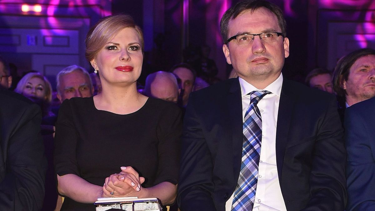 Patrycja Kotecka-Ziobro i Zbigniew Ziobro na gali tygodnika "W Sieci"