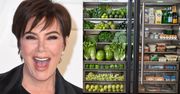 Warzywa, szampan i ulubione lody - tak wygląda PEDANTYCZNA LODÓWKA Kris Jenner! (FOTO)