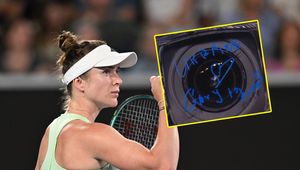 Mówi się o tym, co na kamerze napisała ukraińska tenisistka