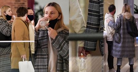 Halina Mlynkova przechadza się po galerii handlowej z synem i nowym partnerem (ZDJĘCIA)