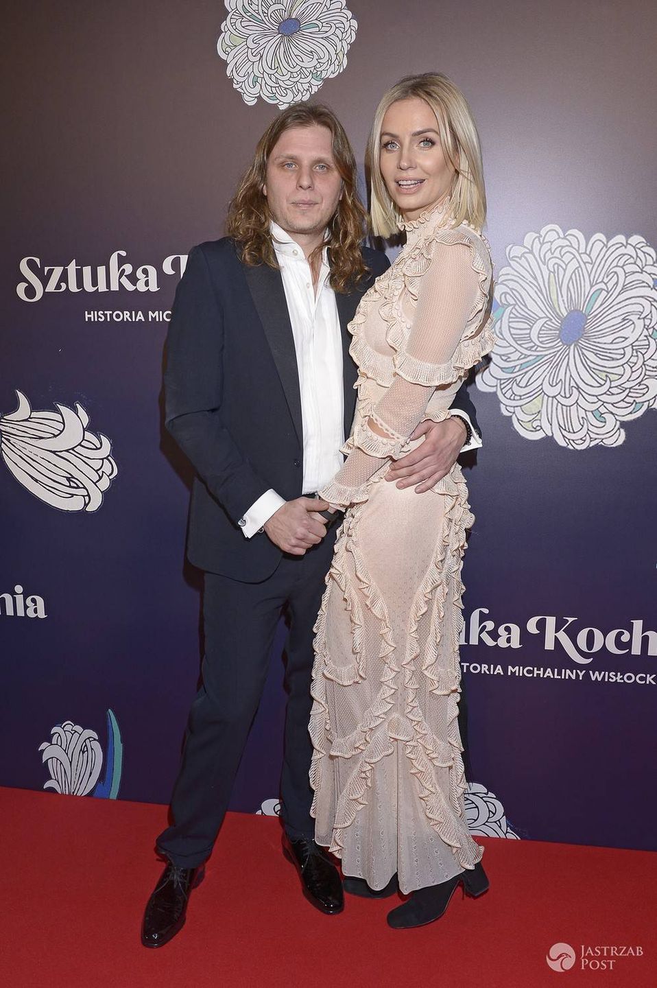 Agnieszka Woźniak-Starak i Piotr Woźniak-Starak na premierze filmu Sztuka kochania. Zdjęcia 2017