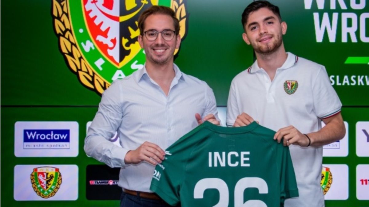 Materiały prasowe / Śląsk Wrocław / Burak Ince w barwach Śląska Wrocław