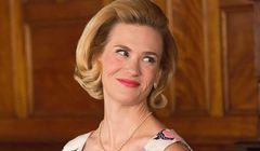 January Jones jeździ na łyżwach w serialu "Spinning Out"