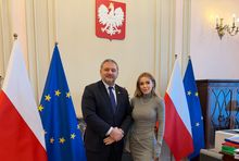 Dorota Rabczewska i minister sprawiedliwości W. Żurek/Instagram