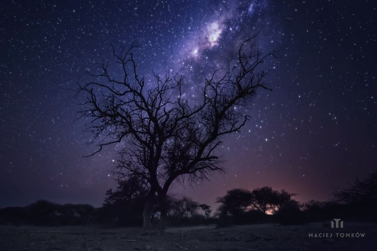 Maciej Tomków pokazuje piękno rozgwieżdżonego nieba Namibii i Botswany