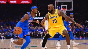 Otwarcie dla mistrzów NBA. Thunder za mocni dla LeBrona i Lakers
