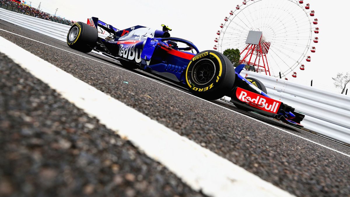 Materiały prasowe / Toro Rosso / Na zdjęciu: samochód Toro Rosso na torze w Japonii