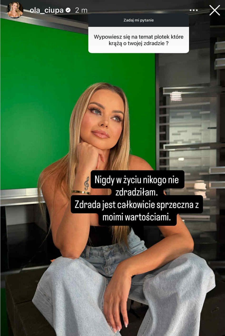 Ola Ciupa odniosła się do plotek o zdradzie