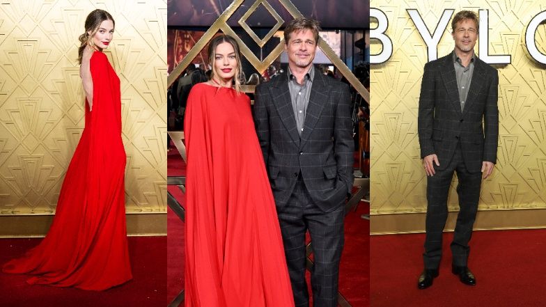 Margot Robbie i Brad Pitt podbijają londyńskie ścianki na brytyjskiej premierze "Babilonu" (ZDJĘCIA)