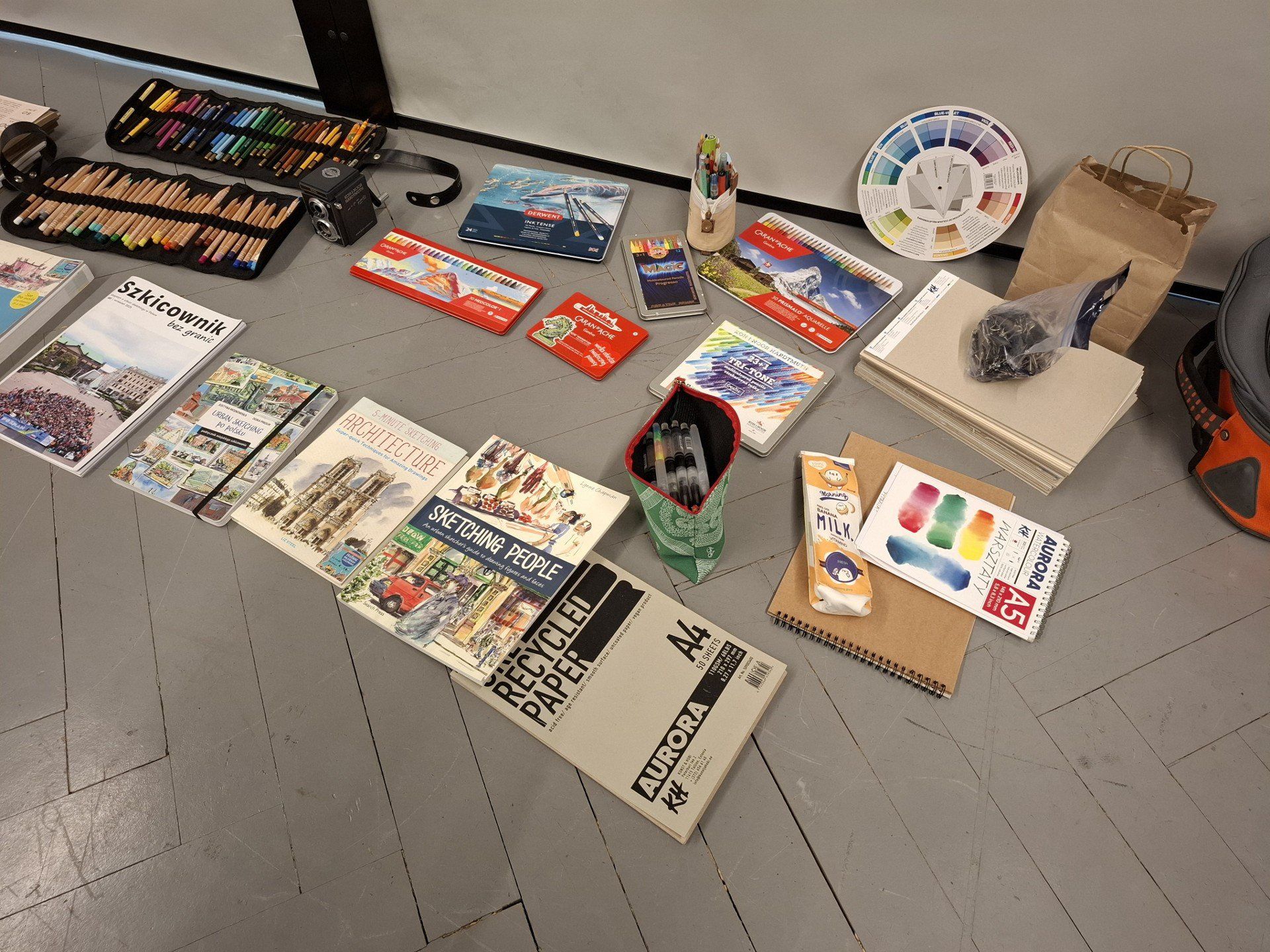 Warsztaty z tworzenia rysunków Urban Sketchers we wrocławskim Muzeum Teatru