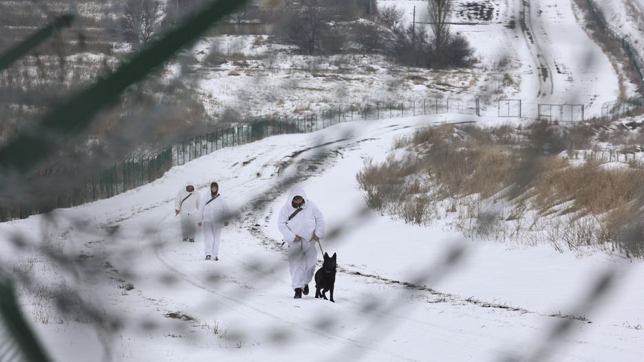 Patrol na granicy ukraińsko-rosyjskiej