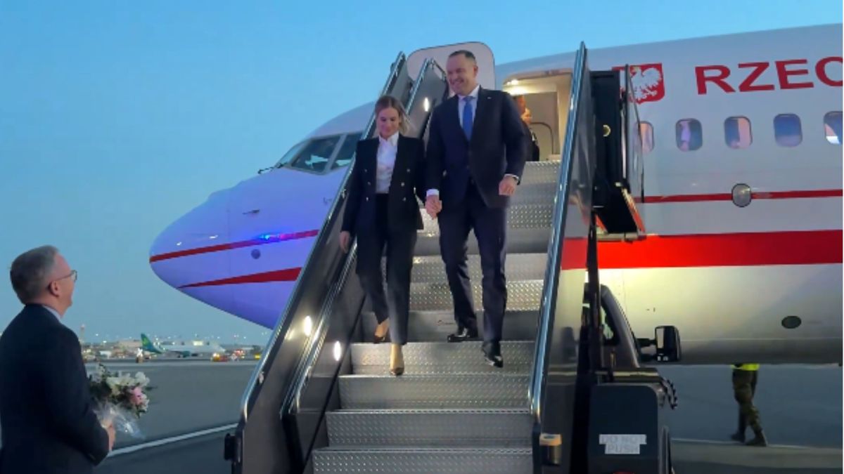 Karol Nawrocki wraz z małżonką w USA 