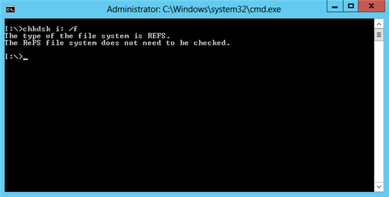 W ReFS narzędzie CHKDSK jest zbędne