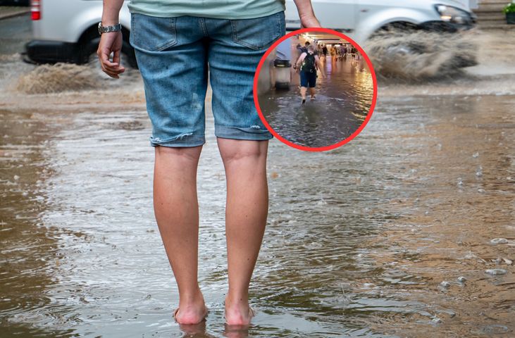 Po zalanej ulicy bez butów? Taka woda to wyglęgarnia chorób