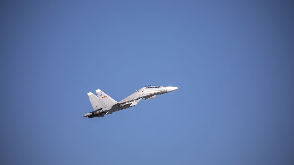 China PLA Air Force Training
ZHEJIANG                         , CHINA - AUGUST 27 2021: A J-11 air fighter takes off from a PLA military airport in a training session in east China's Zhejiang province in late August 2021. (Photo credit should read Feature China/Future Publishing via Getty Images)
Future Publishing