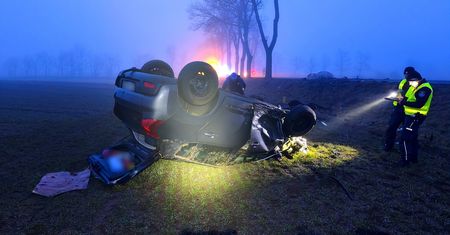 Karambol pod Tucholą. Nie żyje jedna osoba