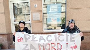 Poznań: Aktywiści protestowali przeciw zabijaniu psów w Turcji i futrom w polskich sklepach