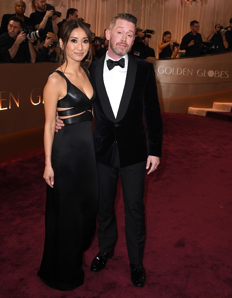 Macaulay Culkin i Brenda Song na Złotych Globach