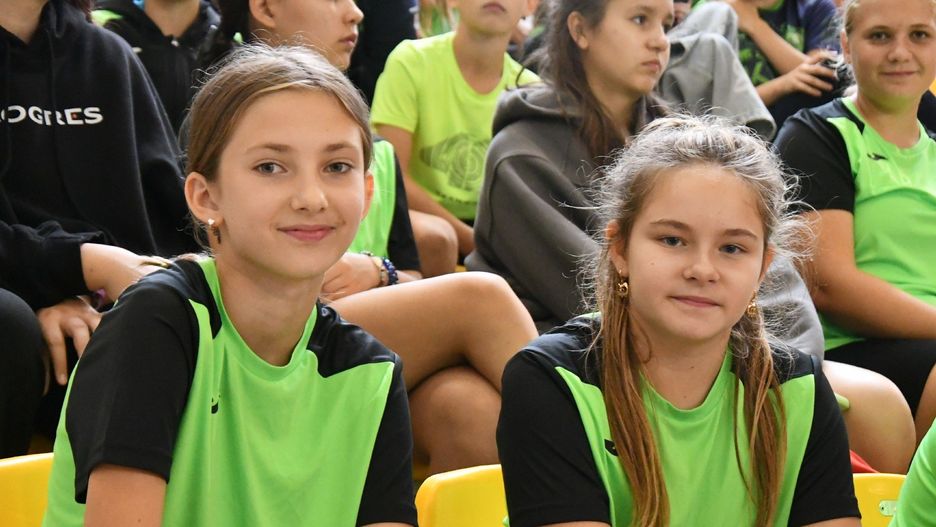 Otwarcie 5. Olimpiady Świętokrzyskiej w Hali Legionów w Kielcach. Zdjęcia z trybun.
