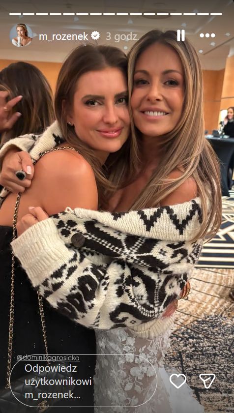 Małgorzata Rozenek i Dominika Grosicka 