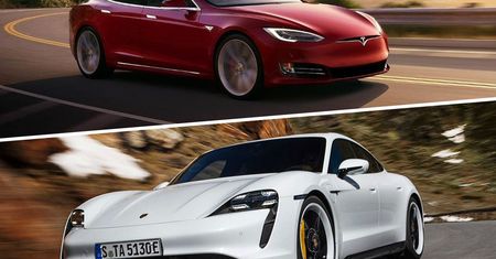 Porsche Taycan nie wymięka podczas wielokrotnego przyspieszania. W przeciwieństwie do tesli