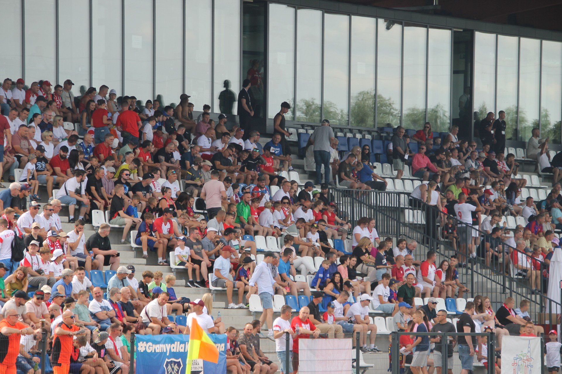 Mecz Retro Reprezentacji Polski z Oldboysami FC Barcelona rozegrany został na krotoszyńskim stadionie w sobotę, 5 lipca