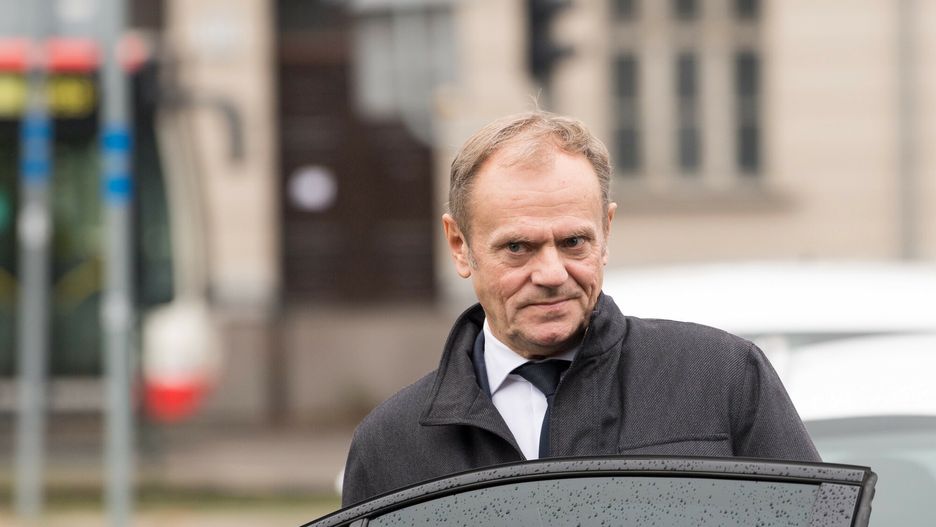 Donald Tusk i S?awomir Broniarz nt. aktualnej sytuacji w edukacji
08.11.2021 Gdansk ECS Konferencja prasowa Donalda Tuska i Prezesa ZNP Slawomira Broniarza po spotkaniu przedstawicieli PO z czlonkami Prezydium ZG ZNP i rozmowie na temat aktualnej sytuacji w edukacji Fot. Wojciech Strozyk/REPORTER
N/z: Donald Tusk
Wojciech Strozyk/REPORTER