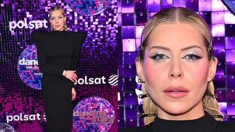 Julia von Stein w stylizacji na "nietoperza" wdzięczy się na ściance podczas "Tańca z Gwiazdami". Poznaliście ją?