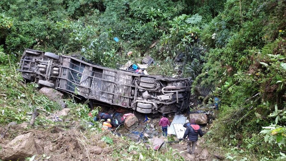 Tragiczny wypadek w Boliwii. Autobus wpadł w przepaść