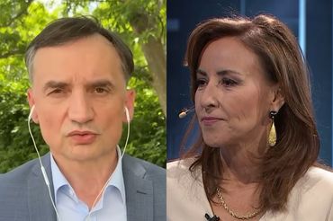 Zbigniew Ziobro i Dorota Wysocka-Schnepf, fot. Republika i TVP