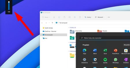 Windows 11 i zmiany - nowe wskaźniki głośności, jasności i nie tylko