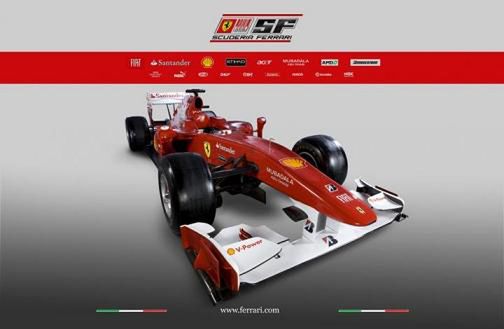 Broń Ferrari na sezon 2010