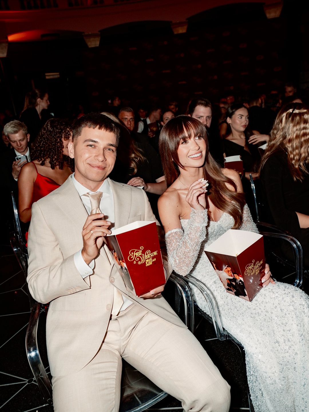 Friz i Wersow na premierze swojego filmu